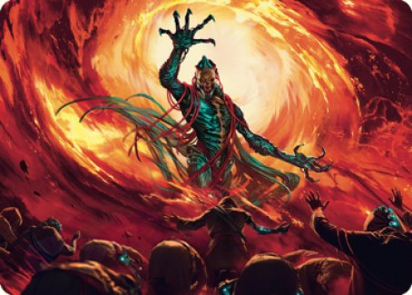 Image of Gix, Yawgmoth Praetor Art Card [The Brothers' War Art Series]