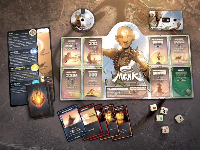 Image of Dice Throne Season 1 Rerolled: Monk Vs Paladin (Battle 2)