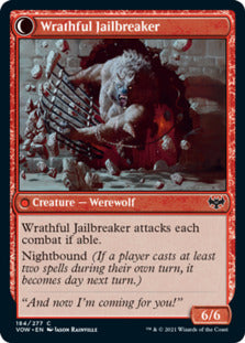 Image of Weary Prisoner // Wrathful Jailbreaker [Innistrad: Crimson Vow]