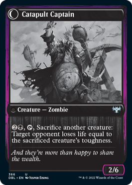 Image of Catapult Fodder // Catapult Captain [Innistrad: Double Feature]