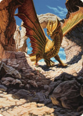 Image of Ancient Brass Dragon Art Card (02) [Commander Legends: Battle for Baldur's Gate Art Series]