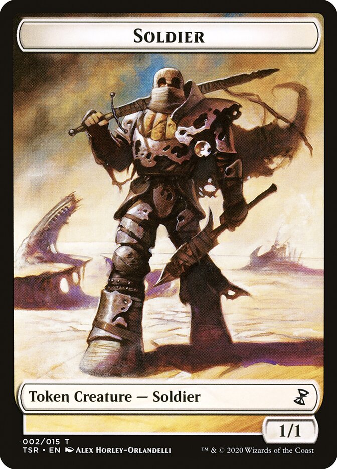 Image of Soldier Token [Time Spiral Remastered Tokens]