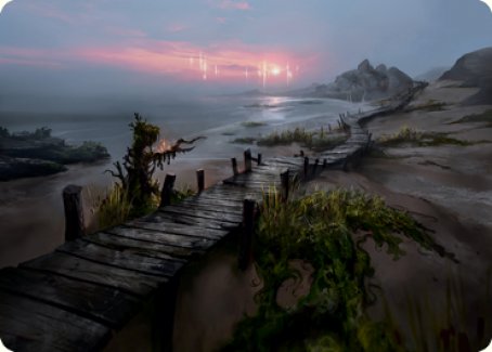 Image of Deserted Beach Art Card [Innistrad: Midnight Hunt Art Series]
