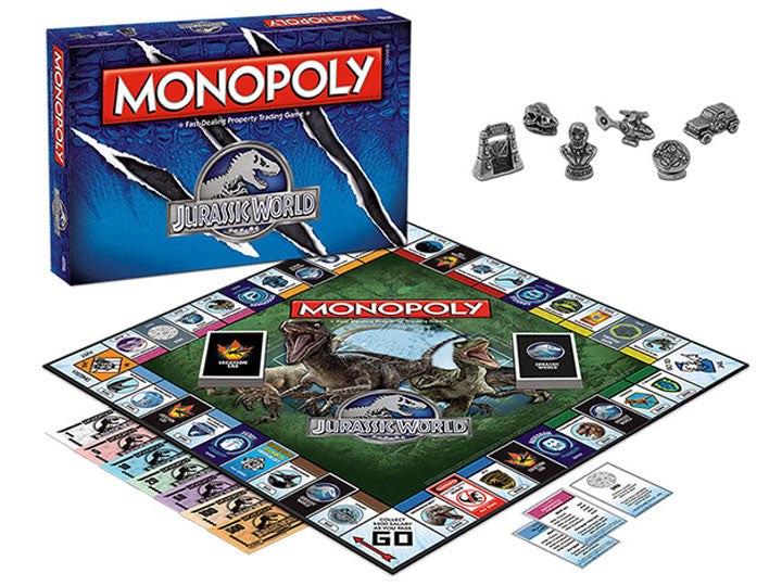 Image of Monopoly Board Game: Jurassic Park Edition