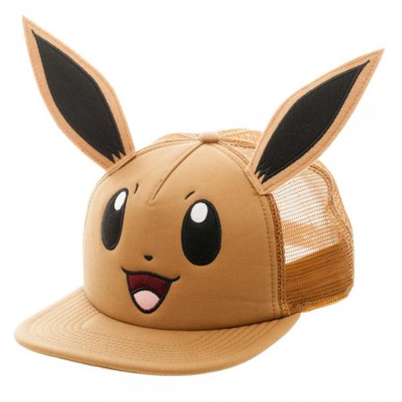 Image of Pokemon - Eevee Head Snapback Hat