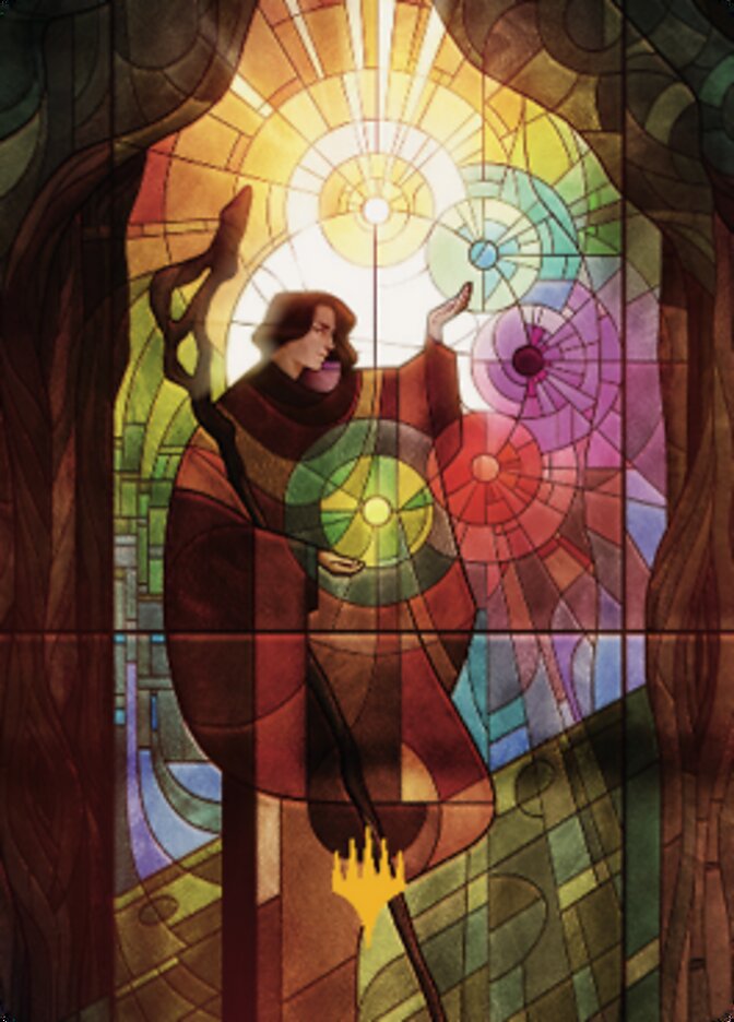 Image of Jodah, the Unifier Art Card (Gold-Stamped Signature) [Dominaria United Art Series]