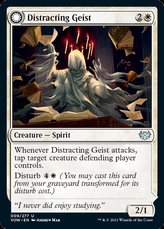 Image of Distracting Geist // Clever Distraction [Innistrad: Crimson Vow]