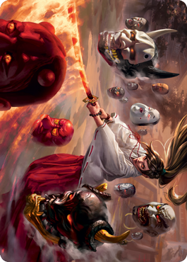 Image of Unquenchable Fury Art Card [Kamigawa: Neon Dynasty Art Series]