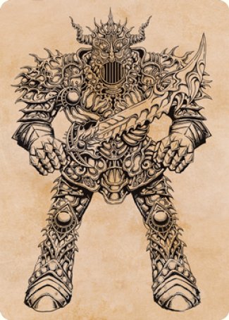 Image of Iron Golem (Showcase) Art Card [Dungeons & Dragons: Adventures in the Forgotten Realms Art Series]