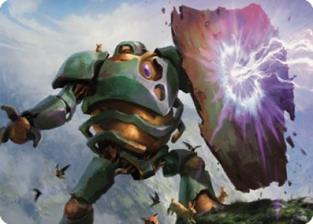 Image of Walking Bulwark Art Card [Dominaria United Art Series]