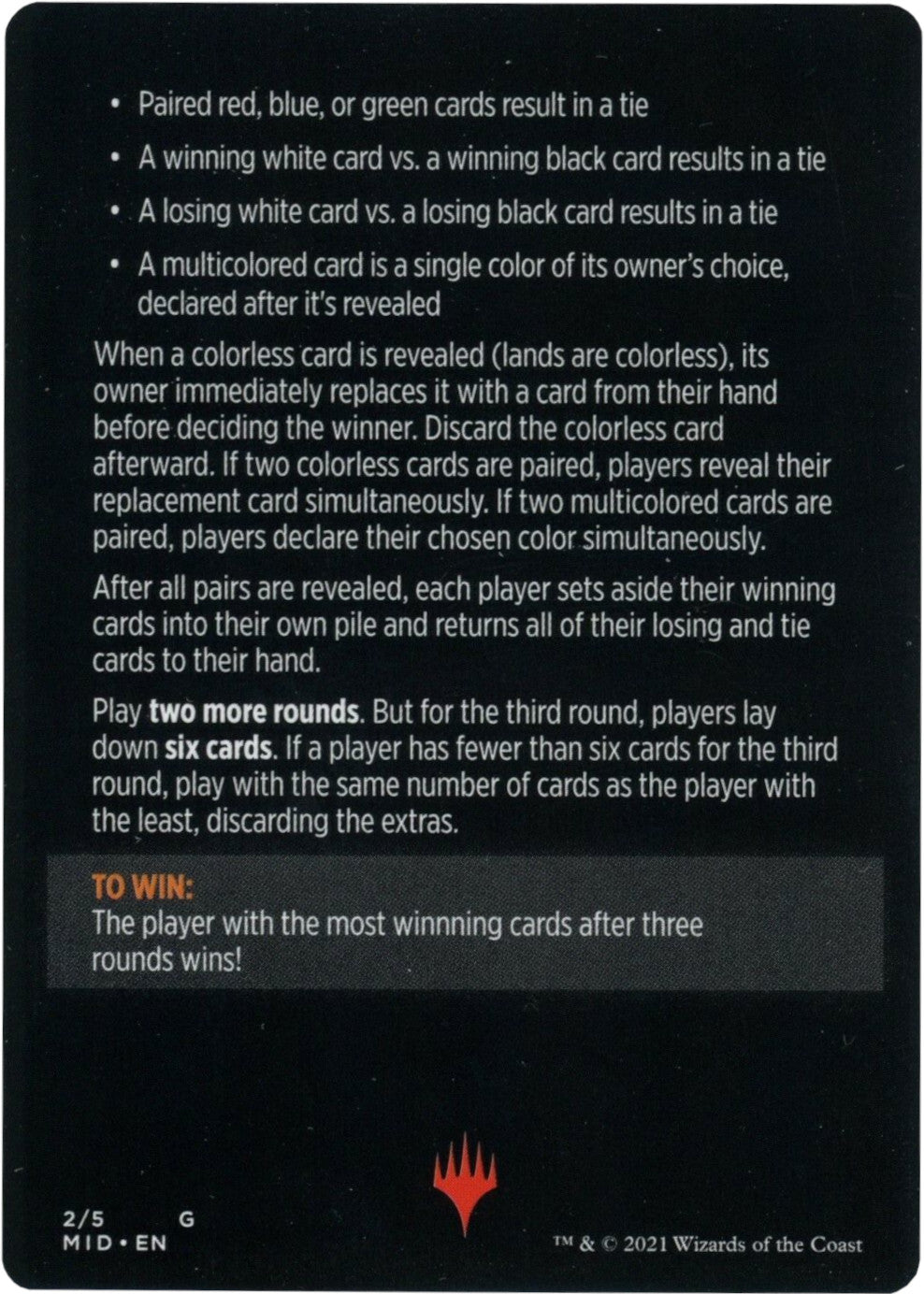 Image of Day Vs. Night (Magic Minigame) [Innistrad: Midnight Hunt Minigame]