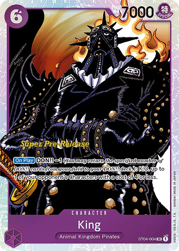 Image of King [Super Pre-Release Starter Deck: Animal Kingdom Pirates]