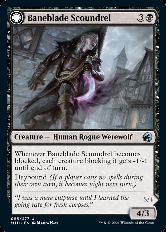 Image of Baneblade Scoundrel // Baneclaw Marauder [Innistrad: Midnight Hunt]
