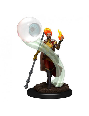 Fire Genasi Wizard Female Premium Miniature - Icons of the Realms