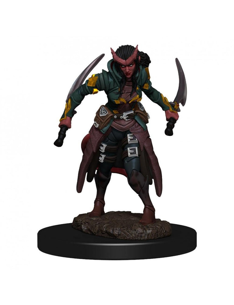 Tiefling Rogue Female Premium Miniature - Icons of the Realms