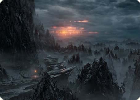 Image of Sundown Pass Art Card [Innistrad: Crimson Vow Art Series]
