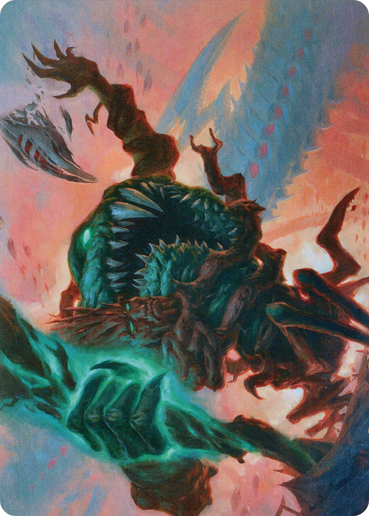 Image of Yargle and Multani Art Card [March of the Machine Art Series]