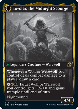 Image of Tovolar, Dire Overlord // Tovolar, the Midnight Scourge [Innistrad: Double Feature]