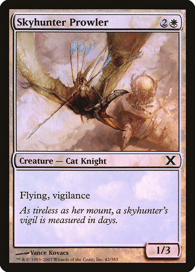 Image of Skyhunter Prowler (Premium Foil) [Tenth Edition]