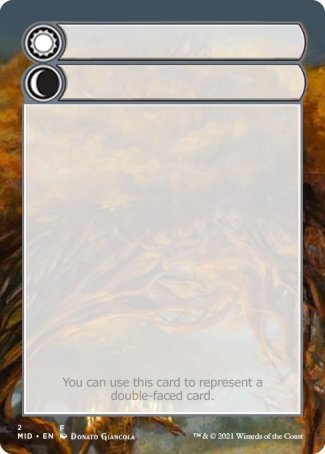 Image of Helper Card (2/9) [Innistrad: Midnight Hunt Tokens]