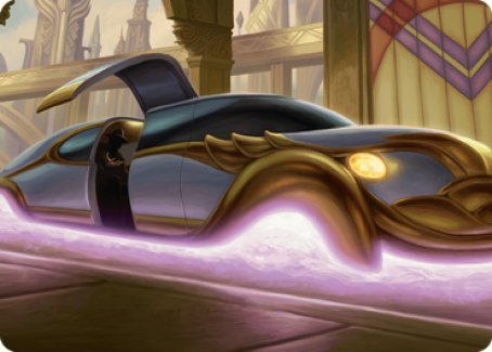 Image of Mysterious Limousine Art Card [Streets of New Capenna Art Series]