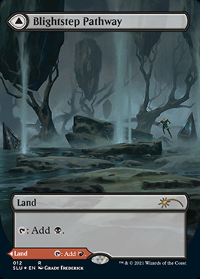 Image of Blightstep Pathway // Searstep Pathway (Borderless) [Secret Lair: Ultimate Edition 2]