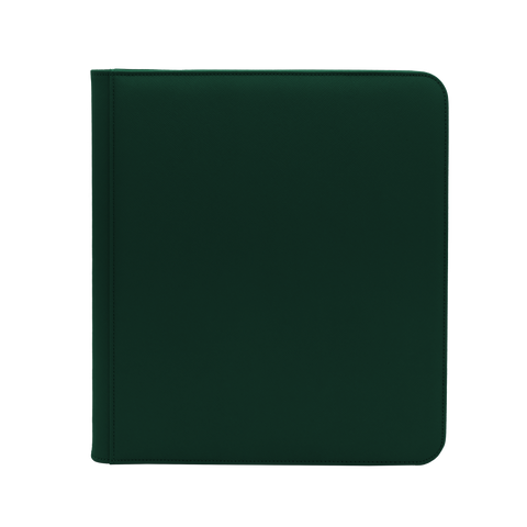 Green Dex Zippered 12 Pocket Binder