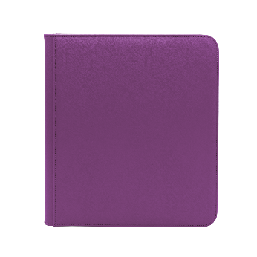 Purple Dex Zippered 12 Pocket Binder