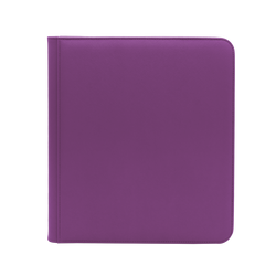 Purple Dex Zippered 12 Pocket Binder