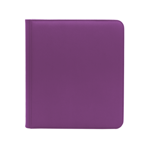 Purple Dex Zippered 12 Pocket Binder