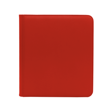 Red Dex Zippered 12 Pocket Binder