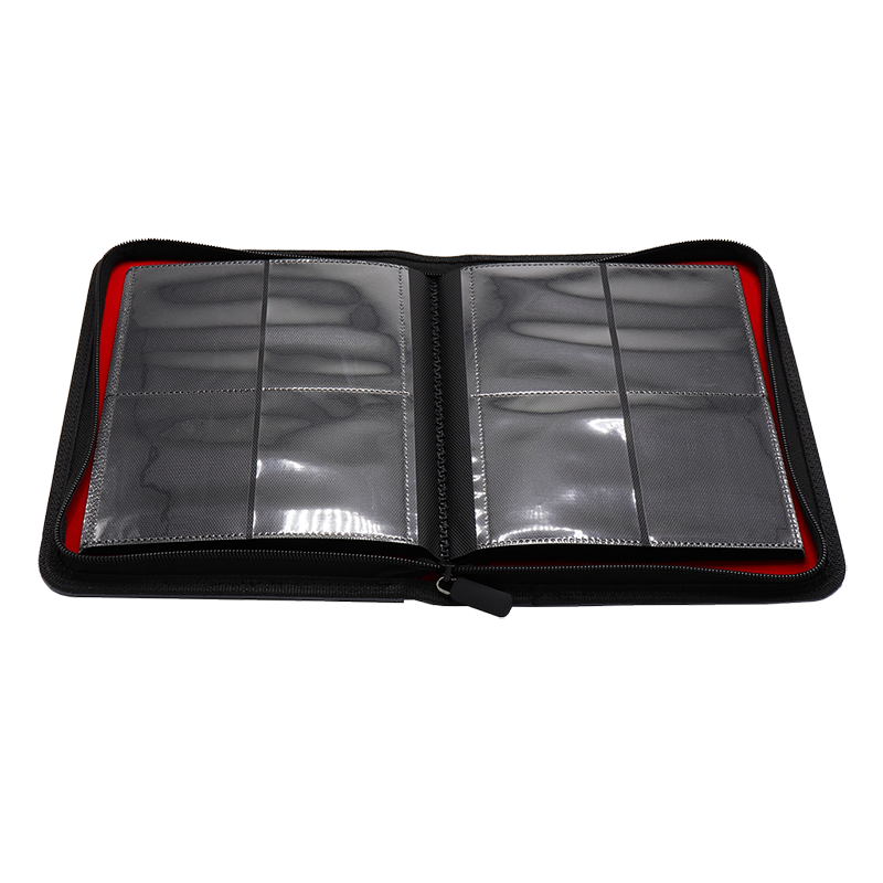Image of Black Dex Zippered 4 Pocket Binder