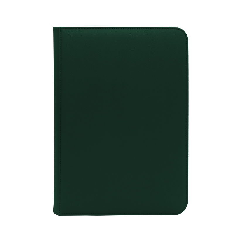 Image of Green Dex Zippered 9 Pocket Binder