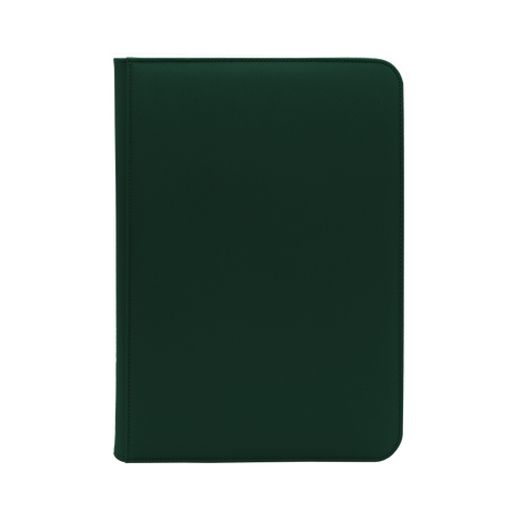 Green Dex Zippered 9 Pocket Binder