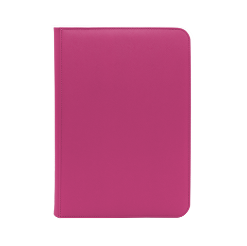 Pink Dex Zippered 9 Pocket Binder