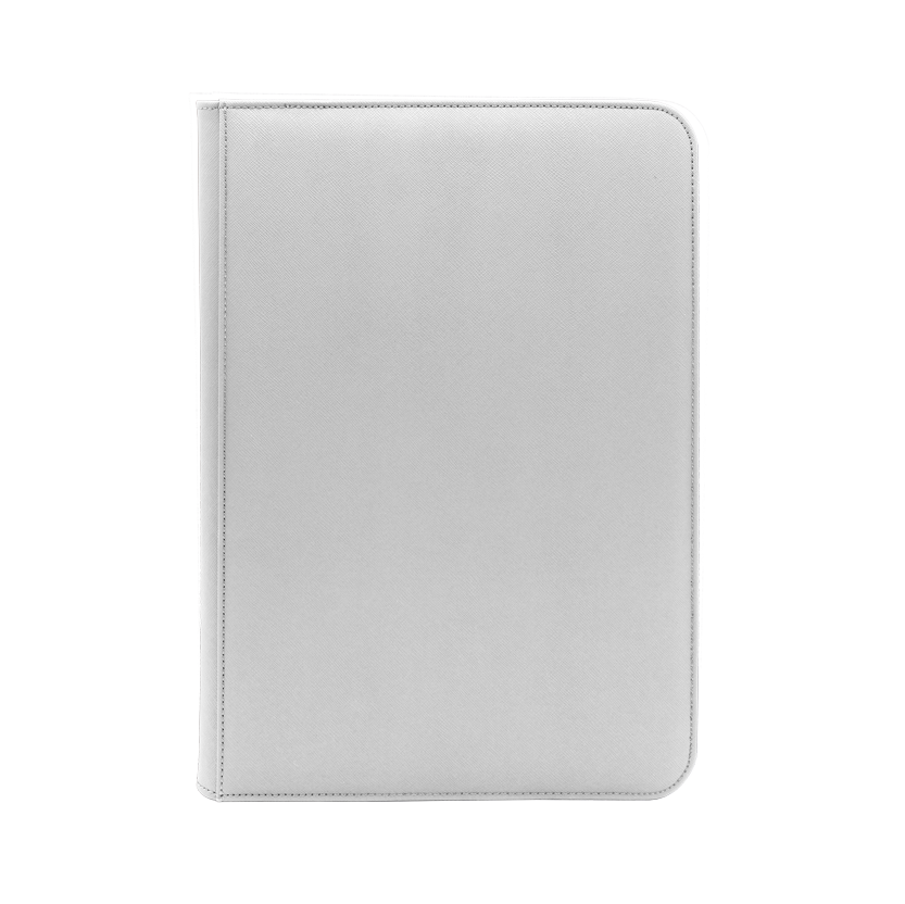 Image of White Dex Zippered 9 Pocket Binder