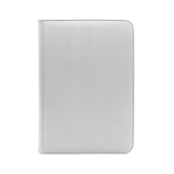 White Dex Zippered 9 Pocket Binder