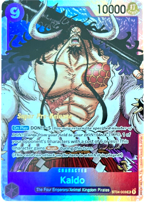 Kaido (001) [Super Pre-Release Starter Deck: Animal Kingdom Pirates]