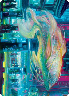 Image of Skyswimmer Koi Art Card [Kamigawa: Neon Dynasty Art Series]