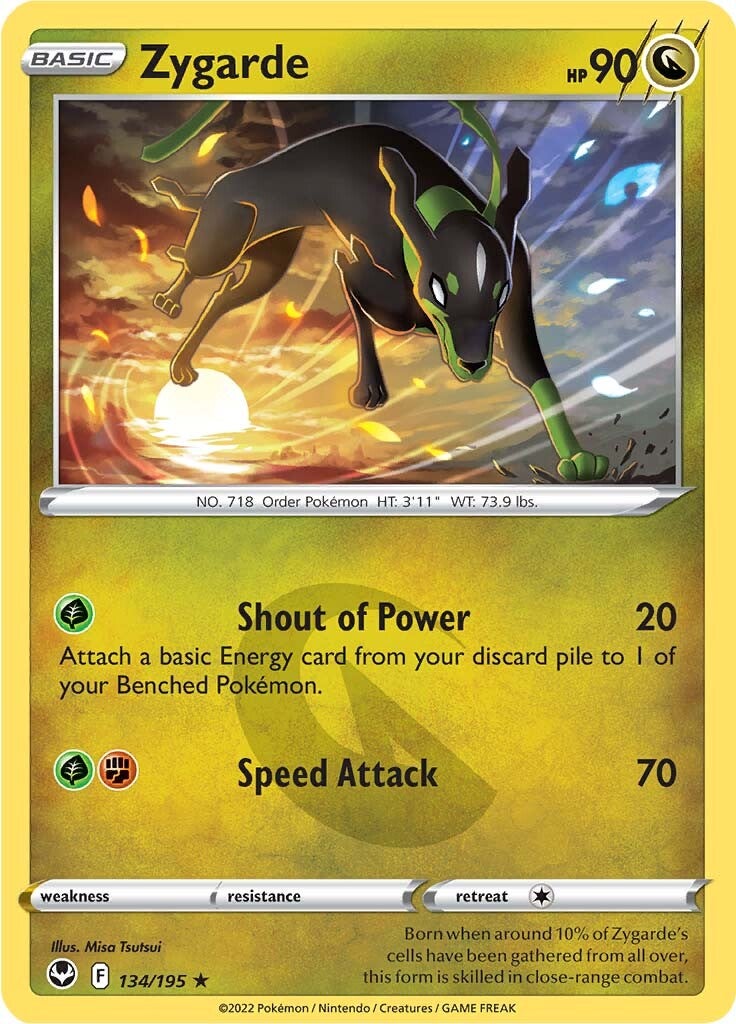 Image of Zygarde (134/195) [Sword & Shield: Silver Tempest]