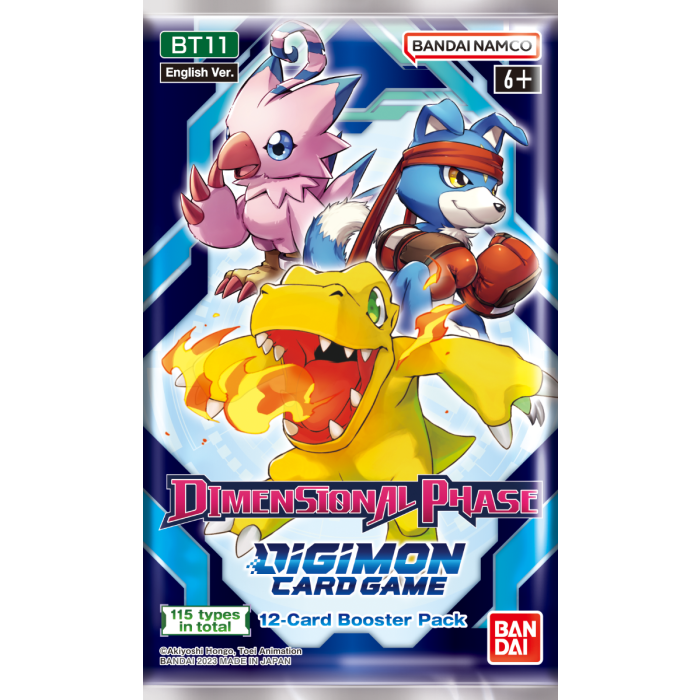 Image of DIMENSIONAL PHASE BOOSTER PACK - DIGIMON CARD GAME