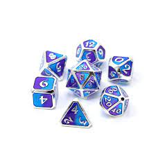 Image of Spellbinder Nightfall 7pc RPG Set - Die Hard Metal Dice