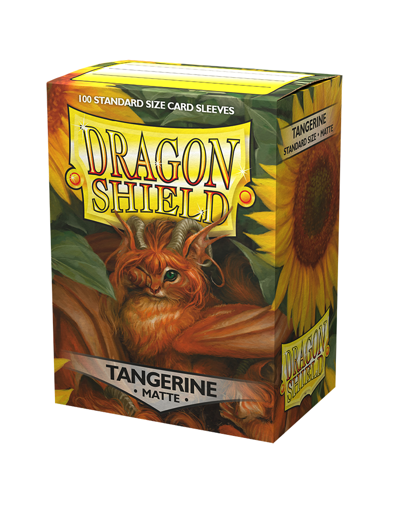 Image of Tangerine Matte Dragon Shield (STANDARD)