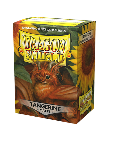 Tangerine Matte Dragon Shield (STANDARD)