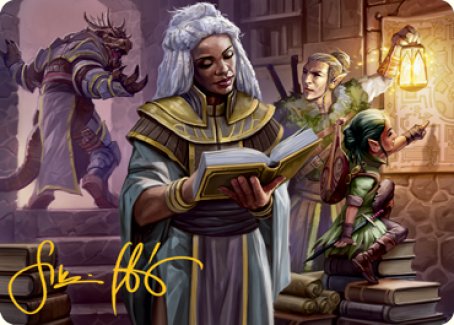 Image of You Find the Villains' Lair Art Card (Gold-Stamped Signature) [Dungeons & Dragons: Adventures in the Forgotten Realms Art Series]