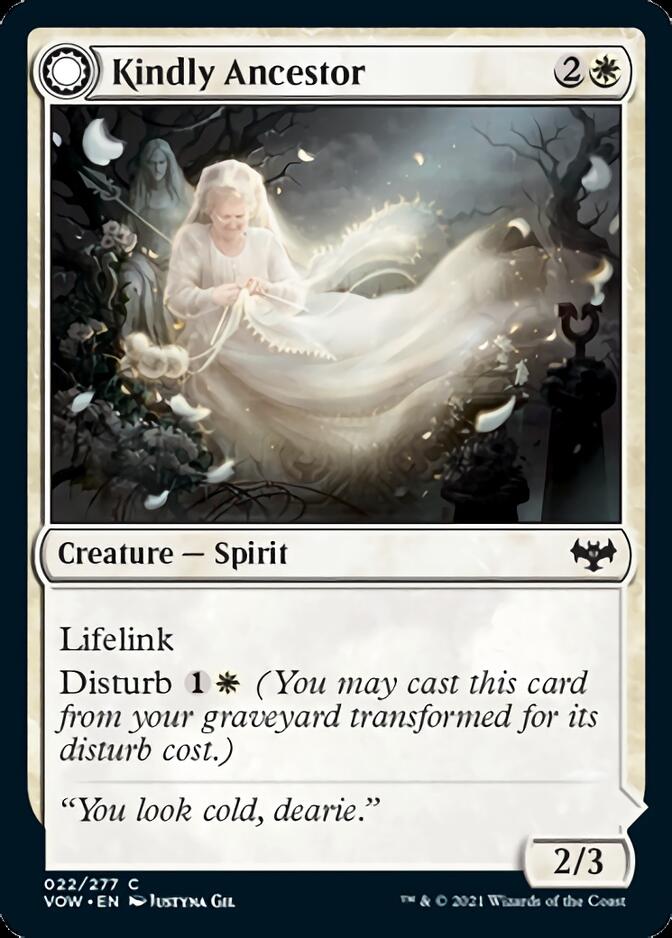 Image of Kindly Ancestor // Ancestor's Embrace [Innistrad: Crimson Vow]