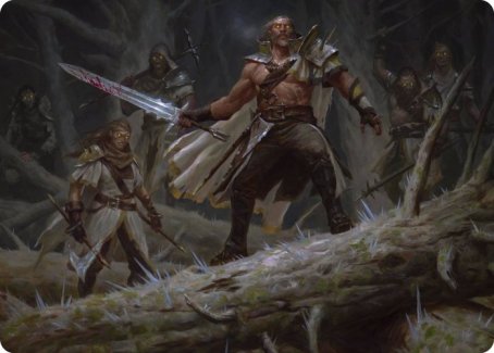 Image of Tovolar, Dire Overlord 1 Art Card [Innistrad: Midnight Hunt Art Series]