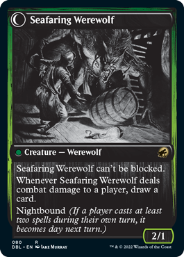 Image of Suspicious Stowaway // Seafaring Werewolf [Innistrad: Double Feature]