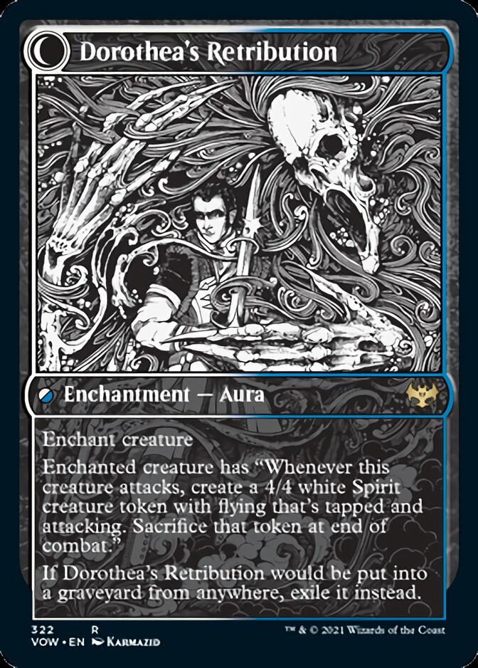 Image of Dorothea, Vengeful Victim // Dorothea's Retribution (Showcase Eternal Night) [Innistrad: Crimson Vow]
