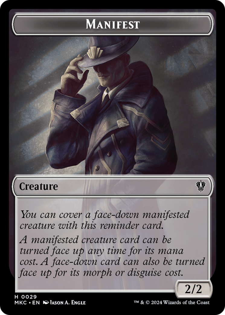 Image of Insect (0016) // Manifest Double-Sided Token [Murders at Karlov Manor Commander Tokens]